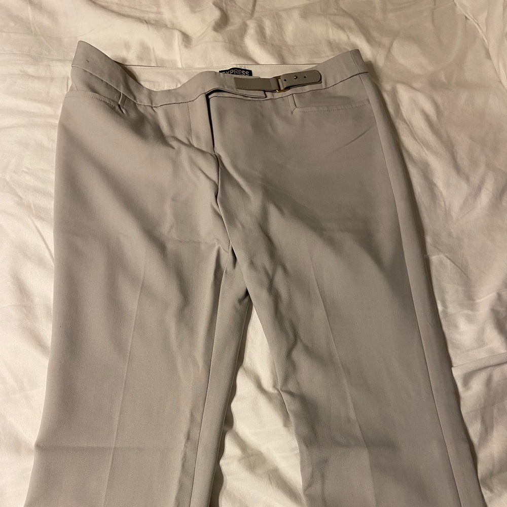 Express Columnist Pants with decorative belt